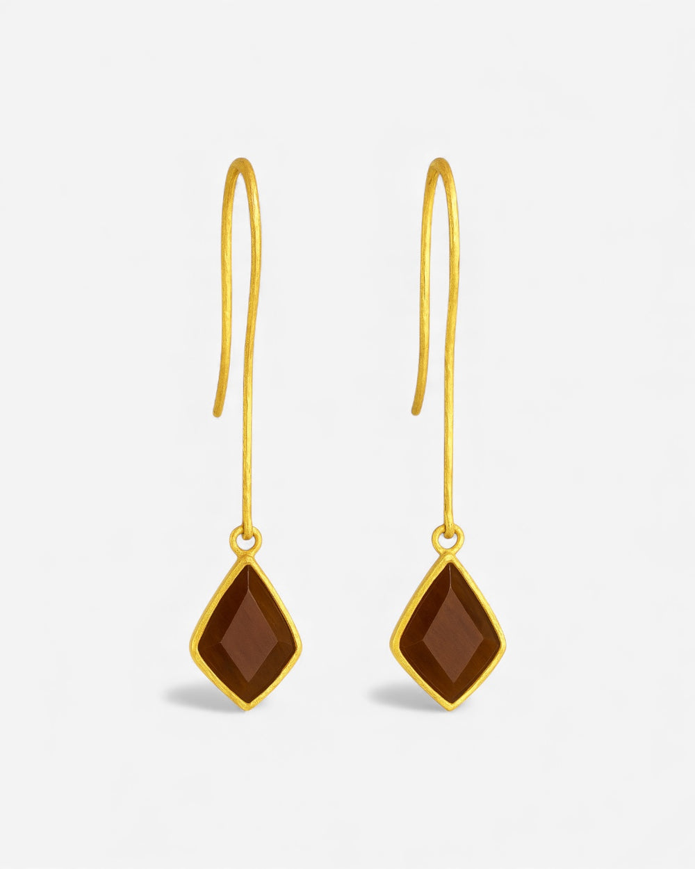 Pendientes Alma marrón