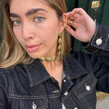Pendientes martillados