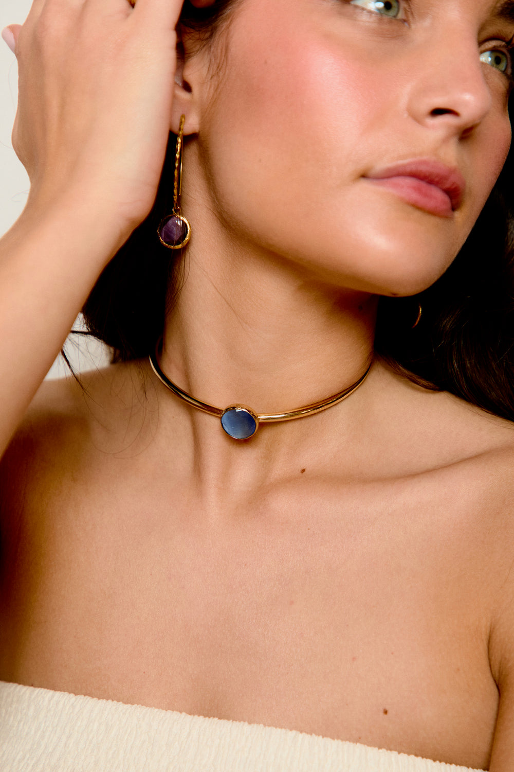 Chocker Vega azul cielo