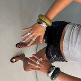Brazalete bold plata