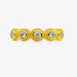 Anillo lágrima blanca