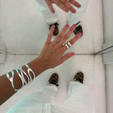 Anillo double plata
