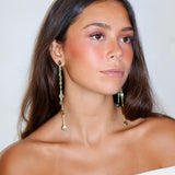 Pendientes Luna Verdes