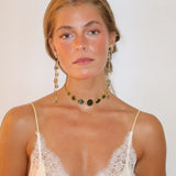 Pendientes Luna Verdes