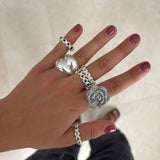 Anillo spring plata