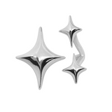 Anillo triple star plata