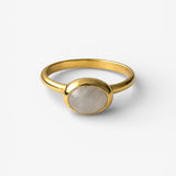 Anillo luna blanco