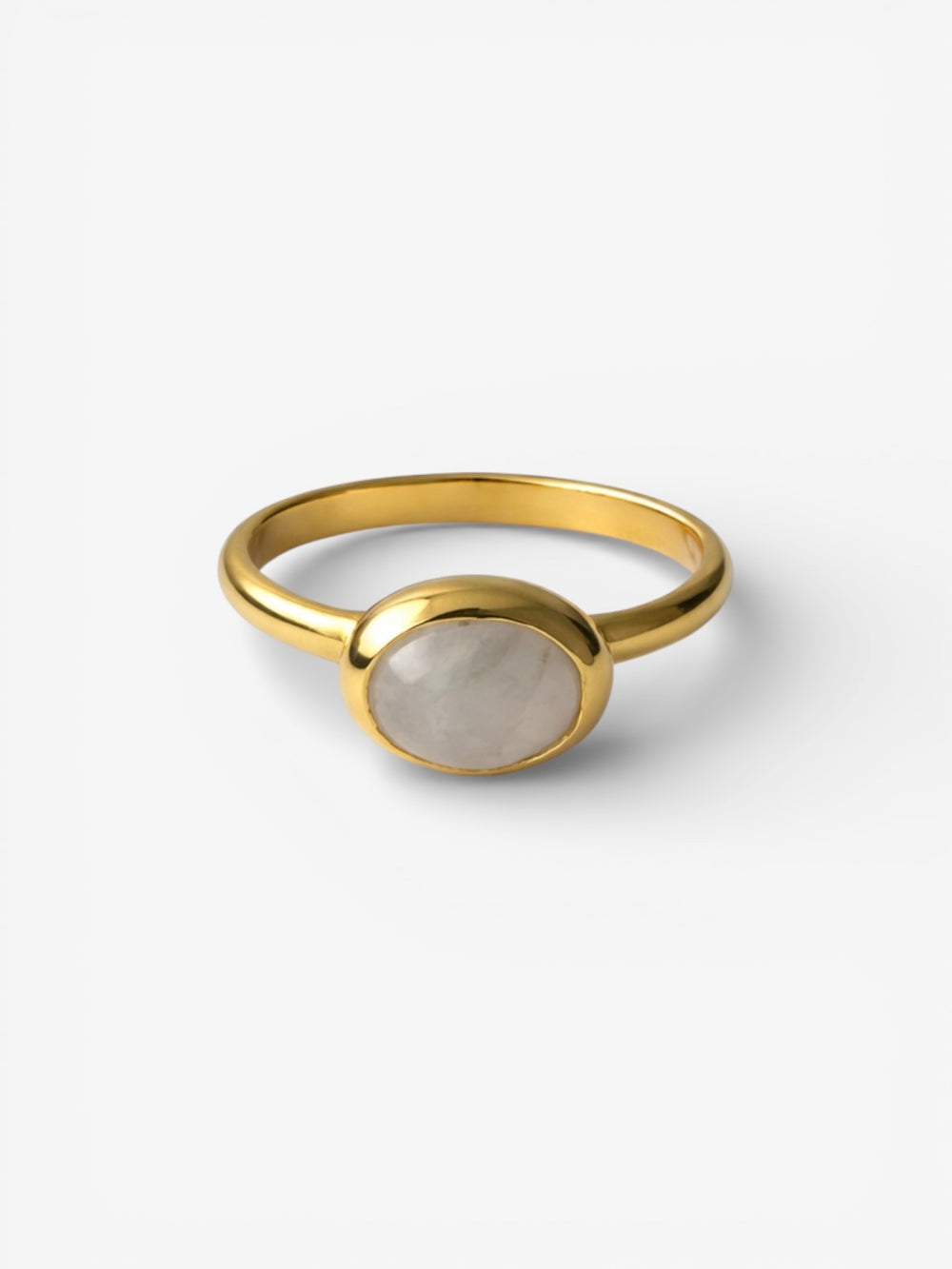 Anillo luna blanco