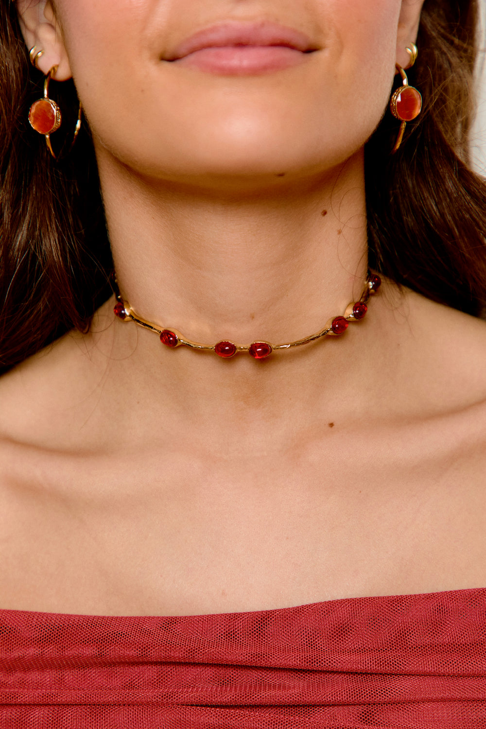 Chocker Calima rojo
