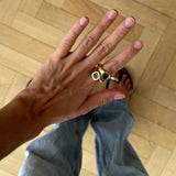 Anillo cosmos amatista