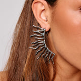 Pendientes ramas plata