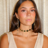 Pendientes Luna Verdes
