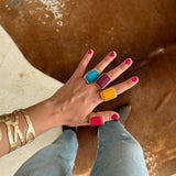 Anillo sayu azul