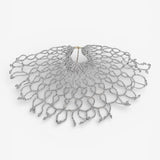 Chocker luna plateado