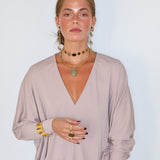 Chocker Amuleto verde