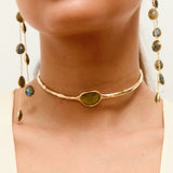 Chocker aura oliva