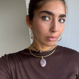 Chocker Amuleto lila
