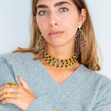 Chocker triple borea granate