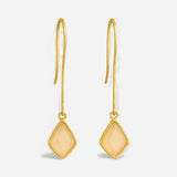 Pendientes Alma champagne