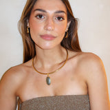 Chocker Amuleto verde