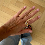 Anillo cosmos amatista