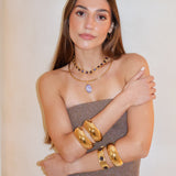 Chocker Amuleto lila