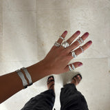 Anillo double plata