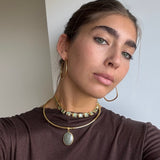 Chocker Amuleto verde