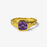 Anillo cosmos amatista