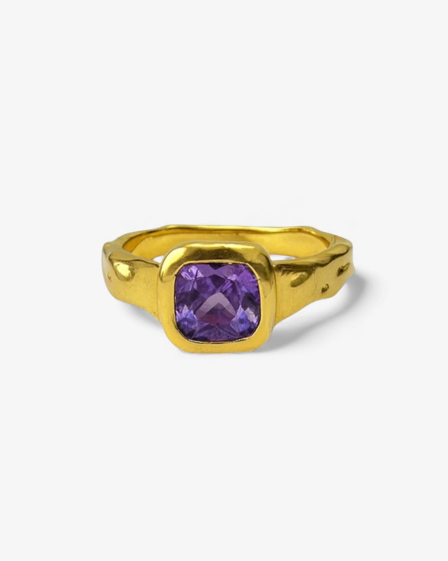 Anillo cosmos amatista
