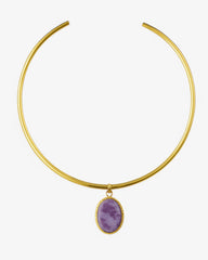 Chocker Amuleto lila
