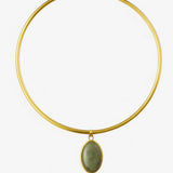 Chocker Amuleto verde