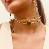 Chocker aura amarillo