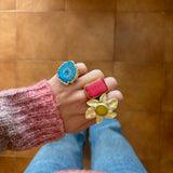 Anillo sayu rosa