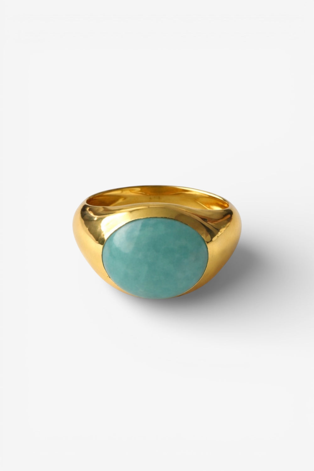 Anillo big amazonita