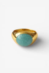 Anillo big amazonita