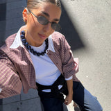 Collar Canicas azul