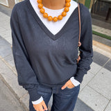 Collar Canicas mostaza