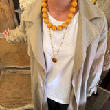 Collar Amuleto naranja