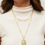 Collar Amuleto verde
