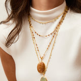 Collar Amuleto naranja