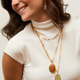 Collar Amuleto verde