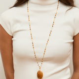 Collar Amuleto naranja