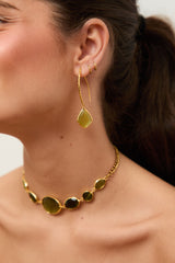 Pendientes Alma verde