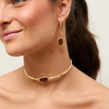 Choker Aura berenjena