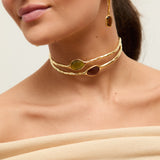Choker Aura berenjena