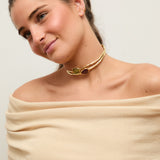 Choker Aura berenjena