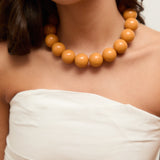 Collar Canicas mostaza