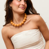 Collar Canicas mostaza