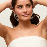 Pendientes Silvestre plateados